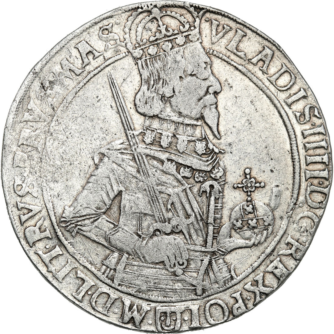 Władysław lV Waza.  Talar 1633 Bydgoszcz - RZADKOŚĆ R6